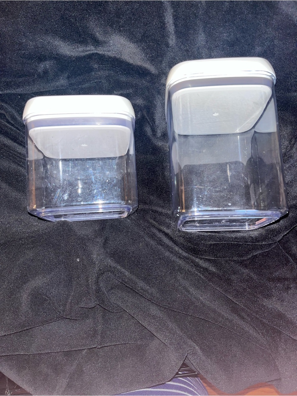 Better Homes & Gardens Clear Plastic Food Storage Jars - Set of 2